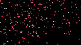 Casino red dice rotating On Black Loop Background. 4k Alpha green background. Seamless Loop Animation. Poker, Casino, Gambling, Playing card, spade, heart, club, diamond suit, Chips, Ace, Betting, - Powered by Shutterstock - Get 15% off with code: PIKWIZARD15