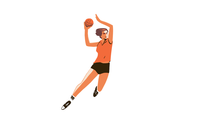 Womens Basketball Ball Game Throw Stock Footage Video 100 Royalty 