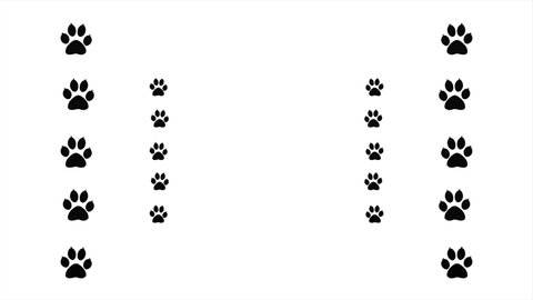 Paw Print Animal Paws Dog Paw Stock Vector (Royalty Free) 1712010109 ...