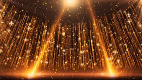 Particle neon light spot flashing award party stage background