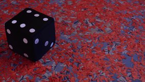 Colorful paper on the floor, red confetti on the floor - Powered by Shutterstock - Get 15% off with code: PIKWIZARD15