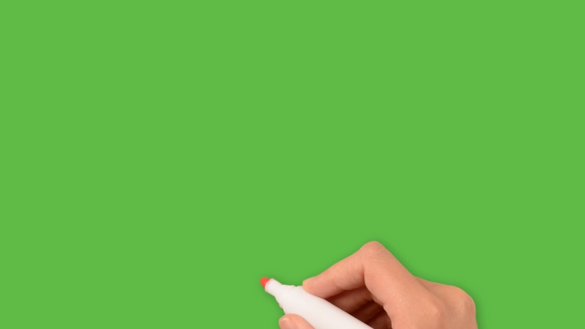 drawing an fort art with Black and Blue color combination on green background
