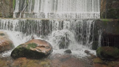 Waterfall in the Serra dos Órgãos in Teresópolis in Rio de Janeiro.
