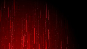 Dark red neon technology lines abstract motion background. Seamless looping. Video animation Ultra HD 4K 3840x2160