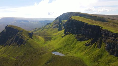 Long Fly in to the hills, Quiraing, Isle of Skye, Scotland