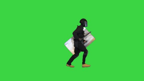 green screen running