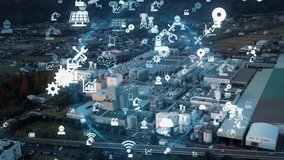 Industrial technology concept. Factory automation. INDUSTRY4.0 - Powered by Shutterstock - Get 15% off with code: PIKWIZARD15