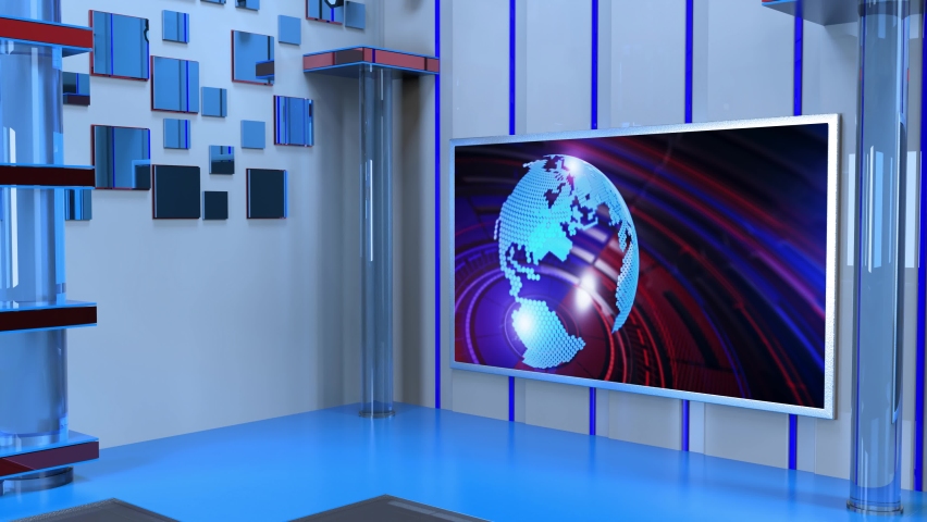 Similar To News Broadcast Tv Studio Green Screen Background Newest Royalty Free Videos Imageric Com