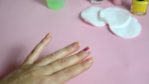 Relaxing Lady Doing Nails Stock Video Footage 4k And Hd Video Clips Shutterstock