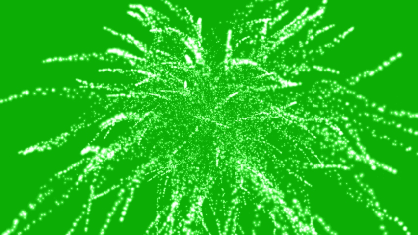 Fireworks motion graphics with green screen background | Shutterstock HD Video #1068432752