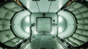 Camera Passing Through From Spaceship Inside to Space - Powered by Shutterstock - Get 15% off with code: PIKWIZARD15
