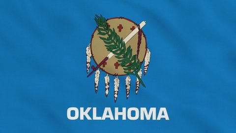 Vector Illustration Oklahoma Flag Stock Vector (Royalty Free ...