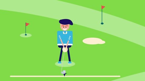 97 Women Golfing Cartoon Stock Video Footage - 4K and HD Video Clips |  Shutterstock