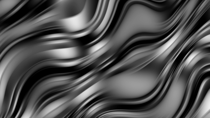 Futuristic silver loop video. 3D  gradient luxury fluidly created with gradient metallic colors. Liquid that floats while rotating looped background. Glamorous modern floating vivid motion graphics. | Shutterstock HD Video #1068492464