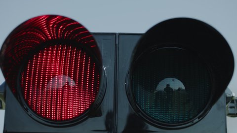 Hippodrome Traffic Light for Starting Race on Track