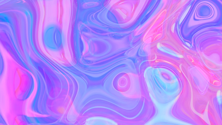 Abstract blue pink liquid, Acrylic texture with blue pink marbling background | Shutterstock HD Video #1068549263