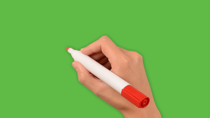 drawing an ice cream shop art with color combination on green background
