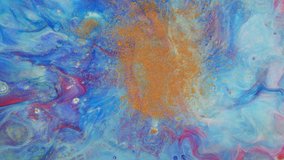 Liquid marble texture. Marble-blue colorful. Fluid art. Very Nice Abstract Color Design Colorful Swirl Texture Background Marble Video. Abstract. Blue accent. Gold dust.