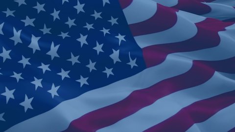 US American Flag Close Up. American flag video. 3d United States American Flag Slow Motion video. US US Flag Motion Loop HD resolution USA Background. USA flags Closeup video for Memorial Patriot Day
