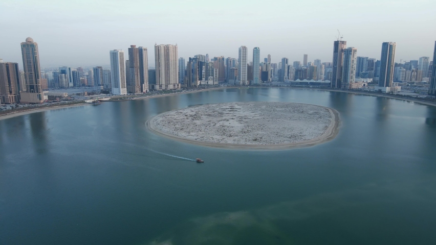 4K: Sharjah From the Top, Aerial view of Sharjah