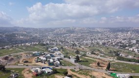 Asteroid Meteor impact over Large city, Jerusalem, Aerial
,Drone view of Meteor Attack with explosions smoke and debris over Jerusalem Israel
 - Powered by Shutterstock - Get 15% off with code: PIKWIZARD15
