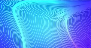 4K looping light pink, blue video footage with flat lines. Decorative moving design in abstract style with lines. Clip for mobile apps. 4096 x 2160, 60 fps.