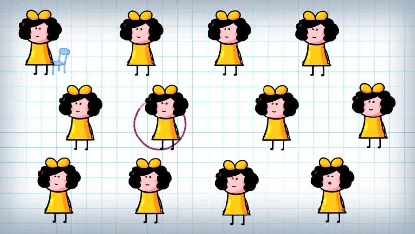 Girl kid child character cartoon