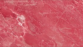 Pink unique stone wall. Surface for design. Old vintage concept. Natural stone pattern. Background footage for design decoration.