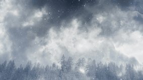 Video of Winter background loop