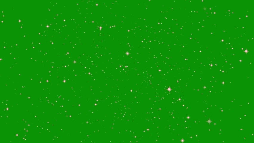 Stars shine effect on green screen background animation. Twinkle festive or holiday decoration. Christmas pink star glow 4k animation. Chroma key seamless loop. Royalty-Free Stock Footage #1068762917