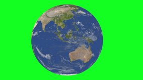 Earth Rotating 3d Loop Green Screen. 3d Animation - Powered by Shutterstock - Get 15% off with code: PIKWIZARD15