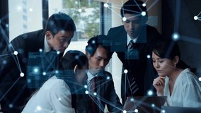 Business network concept. Group of businessperson. Teamwork. Human resources. - Powered by Shutterstock - Get 15% off with code: PIKWIZARD15