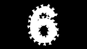 Animated Virus Cell Typeface Letters Loop With Alpha  6 - Powered by Shutterstock - Get 15% off with code: PIKWIZARD15