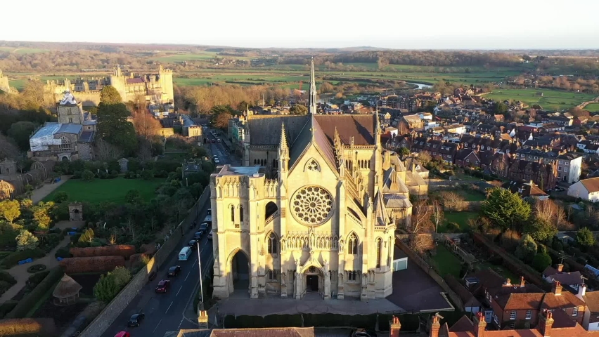 Arundel Cathedral Roman Catholic Cathedral Church of Our Lady and St Philip Howard. West Sussex