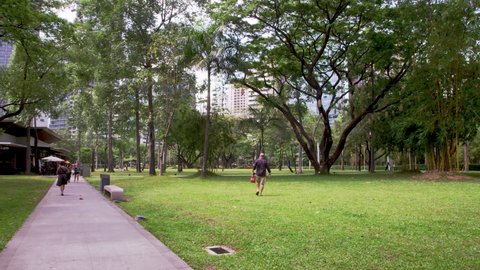 Ayala Triangle Gardens, an Oasis amongs Hi Rising Office Buildings Makati