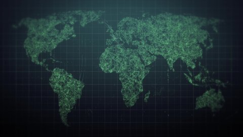sci fi world map design futuristic Stock Footage Video (100% Royalty ...