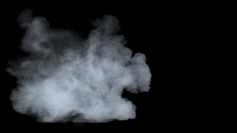 Smoke,Vapor,Fog - slow motion realistic smoke. Cloud for using in composition.Screen Mode for Blending, Dry Ice Smoke Cloud.