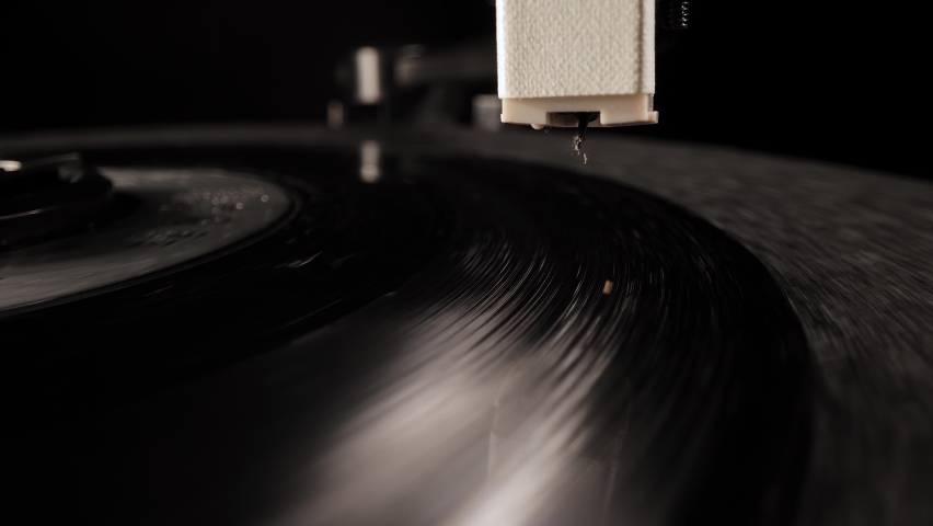 Record Player Needle In Close Up Stock Footage Video 100 Royalty Free Shutterstock