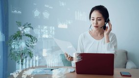 Business and technology concept. Data analysis. Remote work. - Powered by Shutterstock - Get 15% off with code: PIKWIZARD15