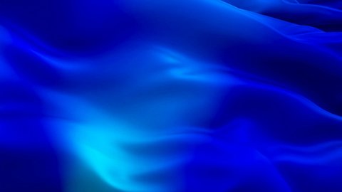 Blue Cobalt color gradient clear waving flag. 3d Navy Blue flag waving. Colorful Blue Cobalt seamless loop animation. Navy Blue HD resolution Background. Clear flag Closeup 1080p Full HD video layout,