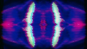 Multi-colored geometrical cyberpunk elegant shimmering background. Data mosh imitation. Fantastic distortions for creative use. 4k 3840x2160. 