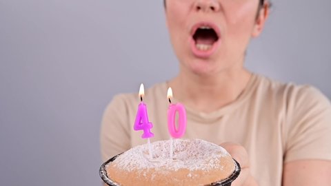 40th Birthday Cake Stock Video Footage 4k And Hd Video Clips Shutterstock