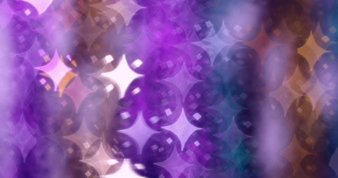 Colored bokeh abstract background with transition	