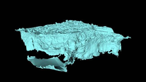 fly over 3d model obtained from drone 3d scan survey mission presenting unlimited scientific evaluation possibilities over andes mountain canyon in ecuador