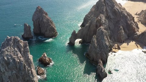The arch of Cabo San Lucas, Mexico
Tourists flock to this natural rock formation, a whale-watching site and snorkeling spot. A natural landmark.