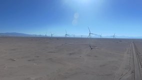 Windmills in the middle of Atacama's desert - Powered by Shutterstock - Get 15% off with code: PIKWIZARD15