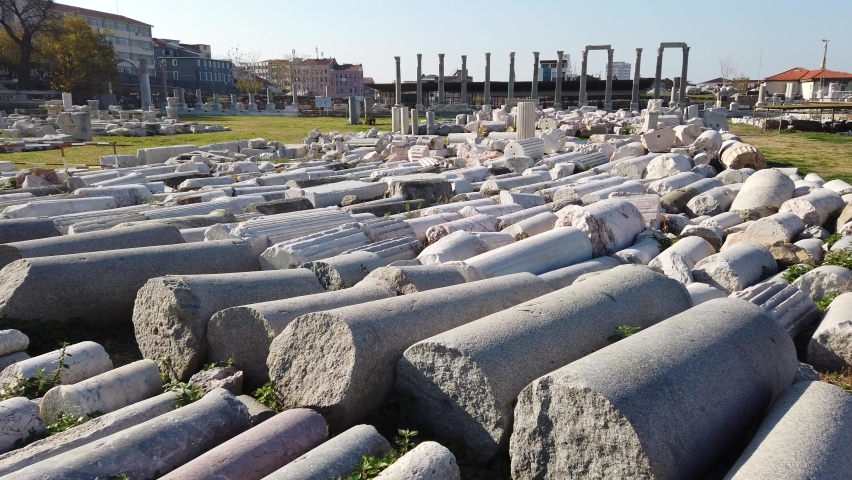 The Agora of Smyrna, alternatively known as the Agora of Izmir, is an ancient Roman agora located in Smyrna - Izmir - Turkey.