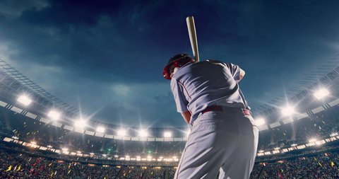Baseball Players Action On Stadium Stock Photo 443853457 | Shutterstock