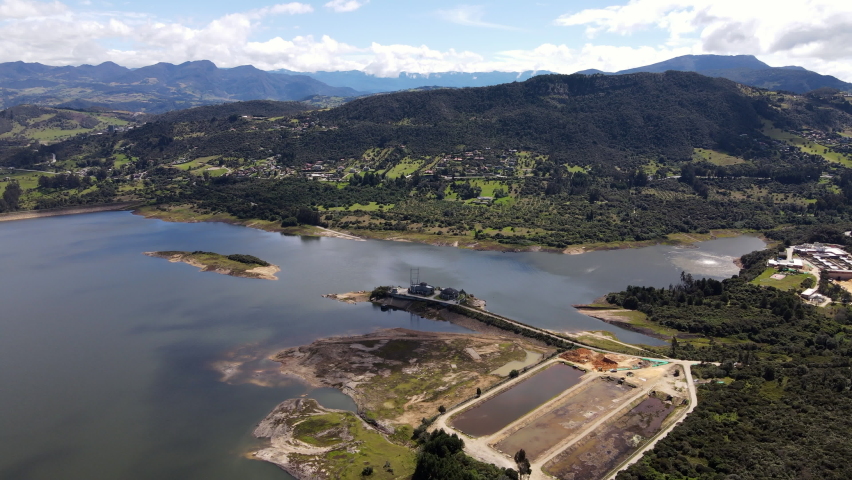 Landscapes on the mountains of Colombia near Bogota