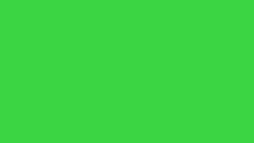 Medium shot. Ballerina in a red tutu making the final pose on a Green Screen, Chroma Key. Professional shot in 4K resolution. 069. You can use it e.g. in your medical, commercial video, business,